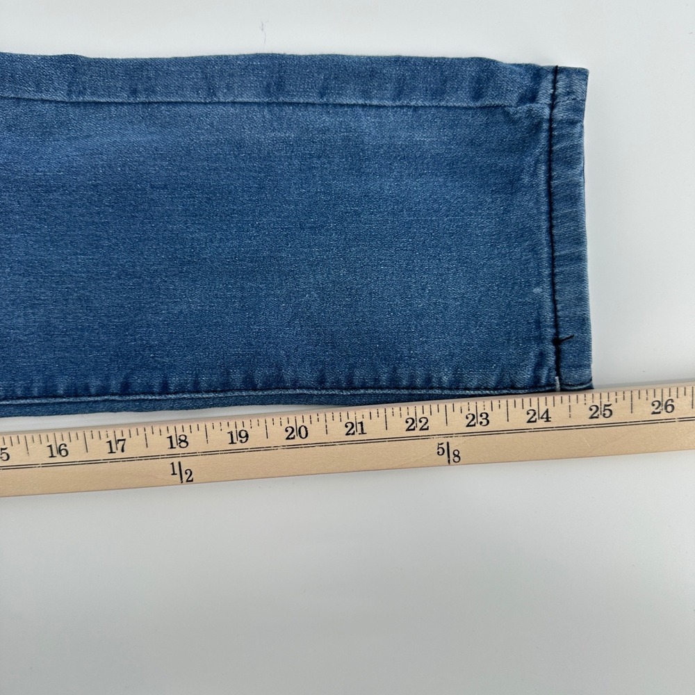 True Religion Girls LG 12 Blue Skinny Jeans Med Wash High Rise Stretch Logo - Picture 12 of 12